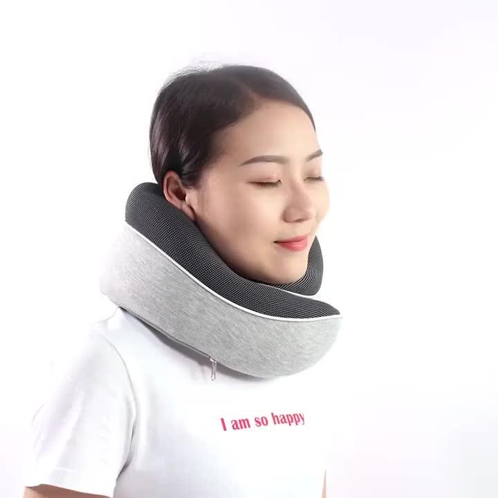 Fashion Patent Cooling Memory Foam Neck Support Travel Pillow 3 In 1