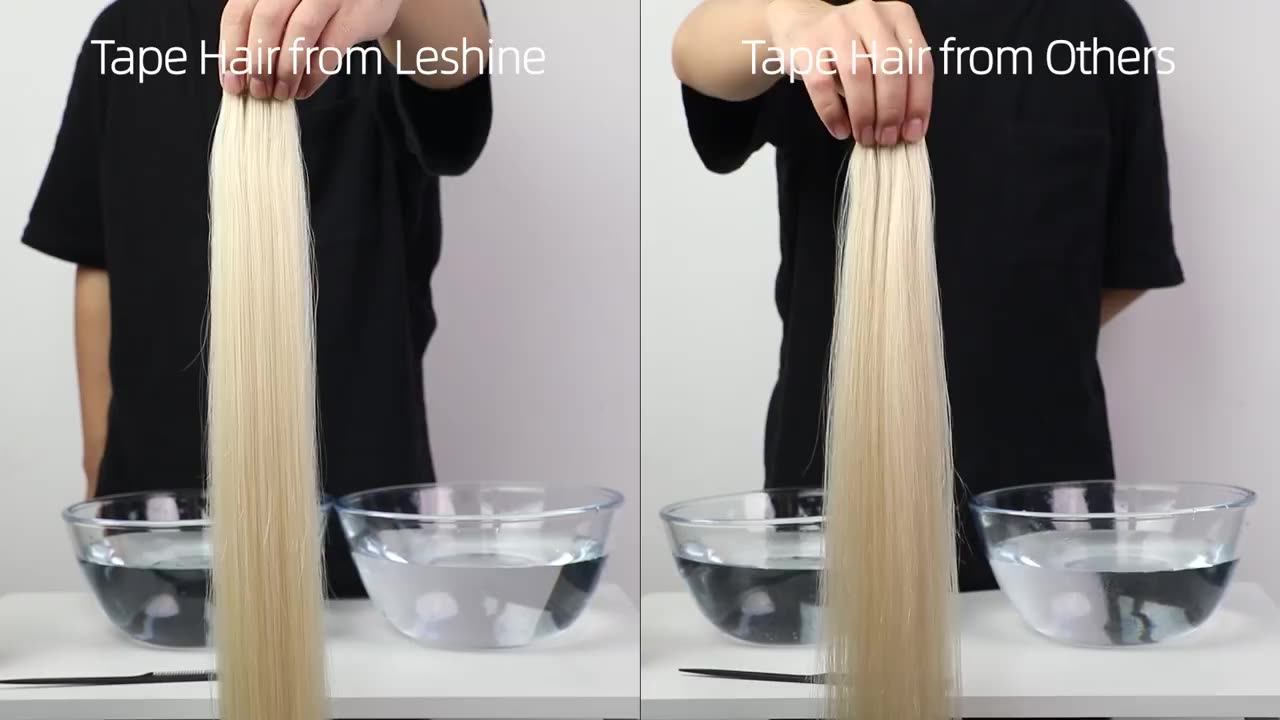 Leshine Seamless Injected Handtied Tape Tape In Human Hair Extension
