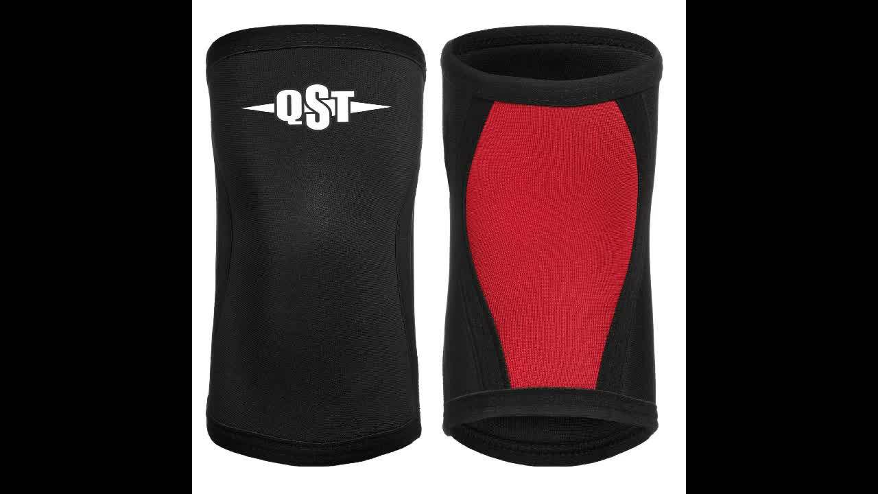 Compression Neoprene Knee Sleeves Comprehensive Protection Custom Sizes For Workout Gym