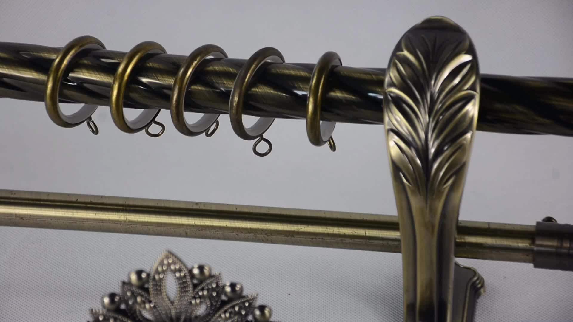 Kyok Small Dowel Rod End Caps Acryle Glass Finials For Curtain Rod