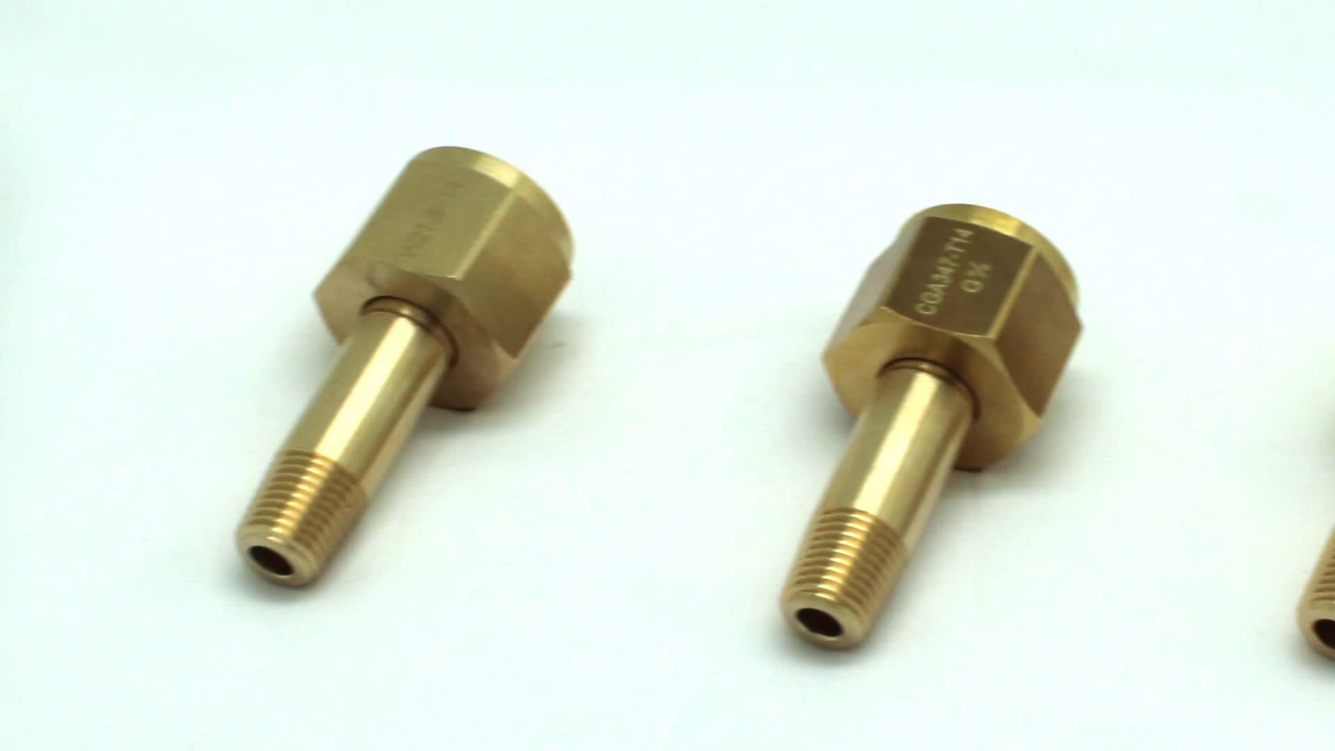 New Din 477/ W21.8 Co2 Carbon Dioxide Regulator Inlet Nut & Nipple With