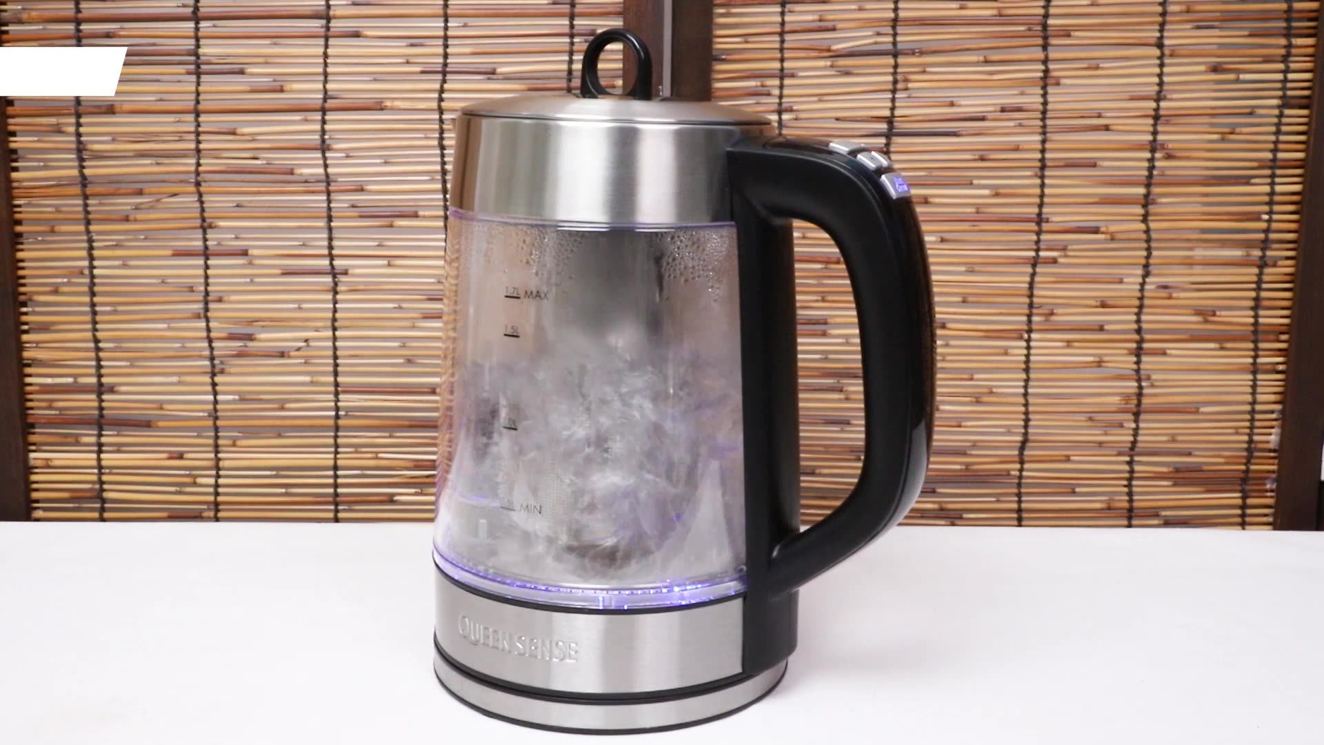 Home Appliances 120v 220v Temperature Control 1.7l Blue Led Light Electric Glass Kettles Buy