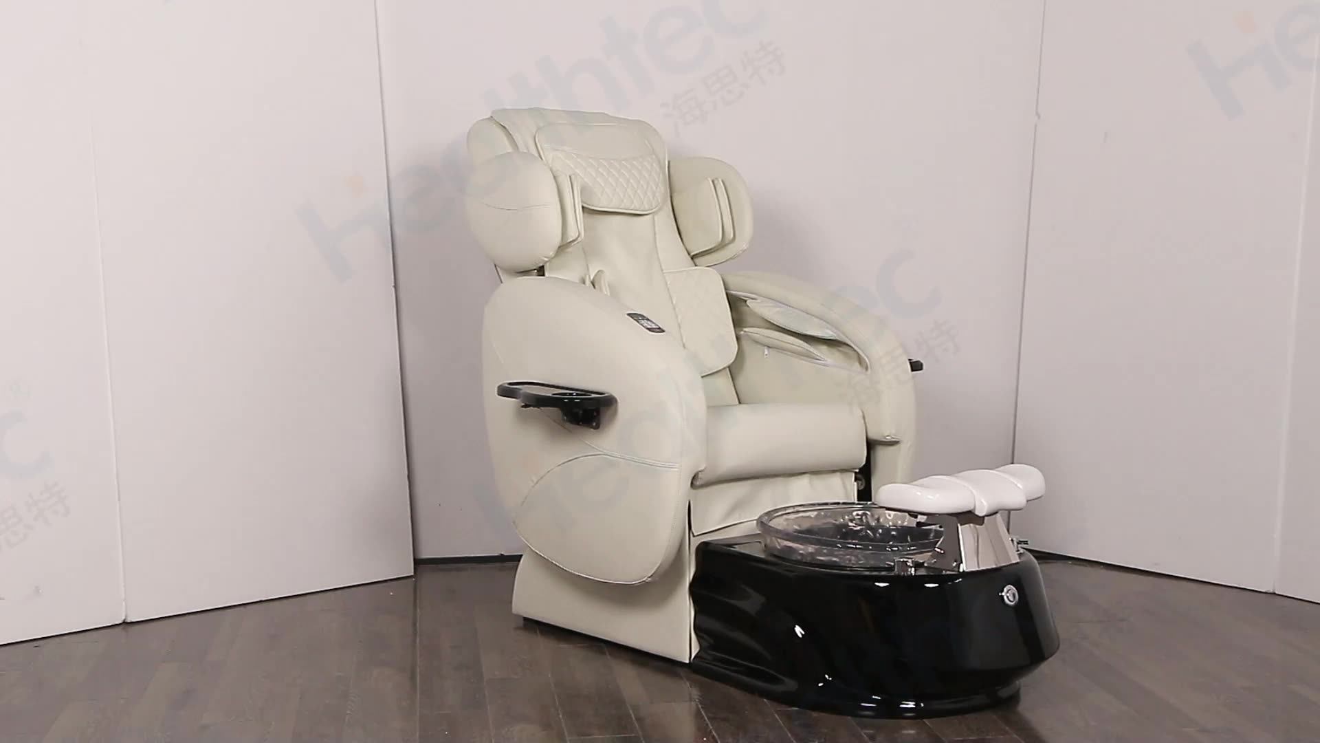 Shiatsulogic Pedicure Chair Black Discharge Pump Stylish Pedicure Tub