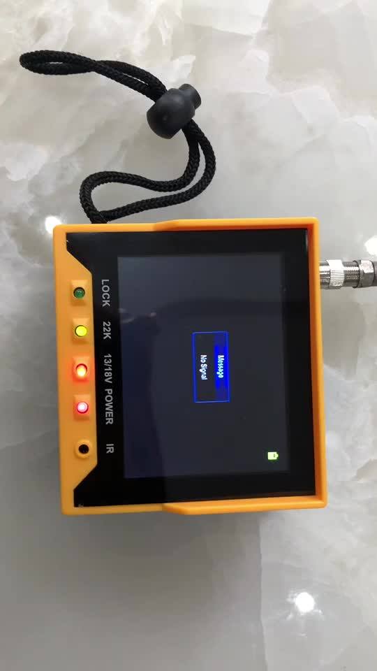 Portable Digital Satellite Finder With Lcd Screen Display Universal Tv