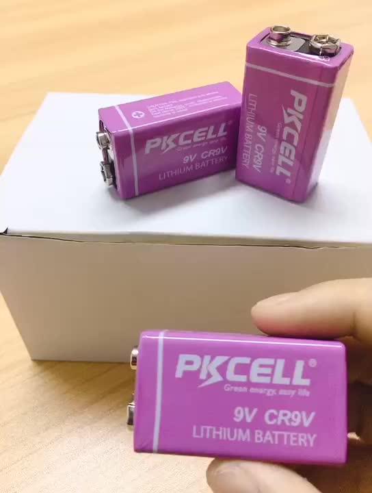 High Voltage Lithium Battery 9v 1200mah Dry Cell Battery Cr9v Limno2 Battery Buy Cr9v,Pkcell