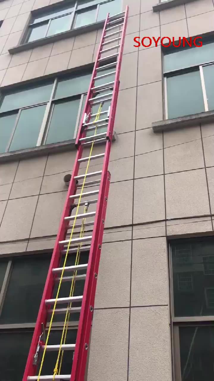 Extension Ladder Telescopic Step Carbon Fiber & 2 Section Fiberglass 4