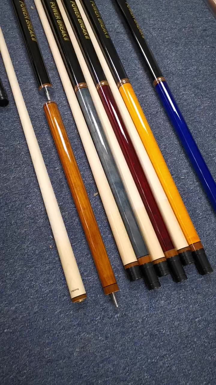 Factory Price Maple 3pc Punch Jump Break Cue With 13mm Cue Tip For