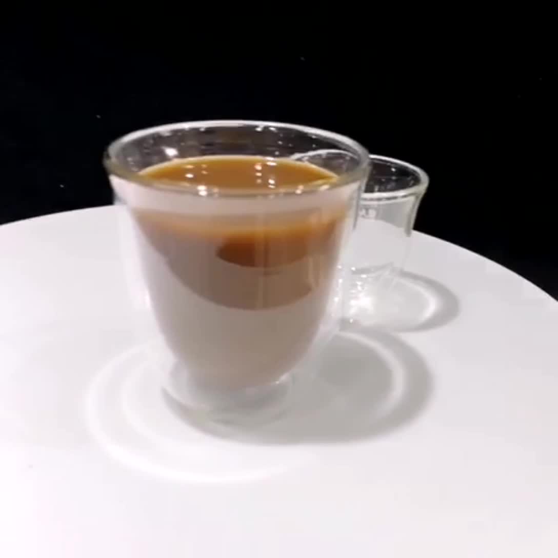 Double Walled Glass Espresso Shot Glasses Coffee Cups Glass Custom Logo