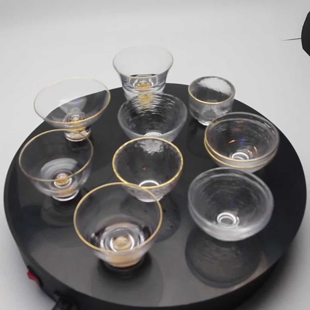 Japanese Style Gold Rim Sake Glass Japan Frosted Sake Cup Custom Sake