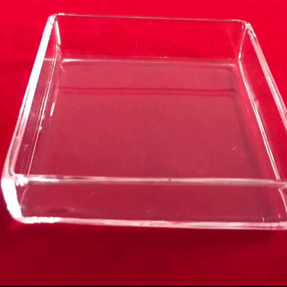 Transparent Customized Rectangular Quartz Petri Dish Buy Rectangular