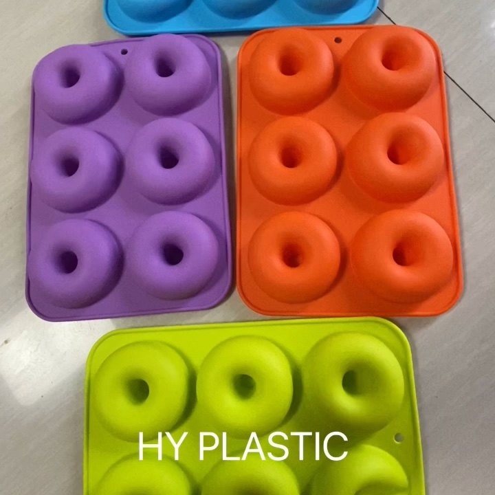 6 Hole Non Stick Silicone Doughnuts Donut Cake Baking Mould Pan Buy