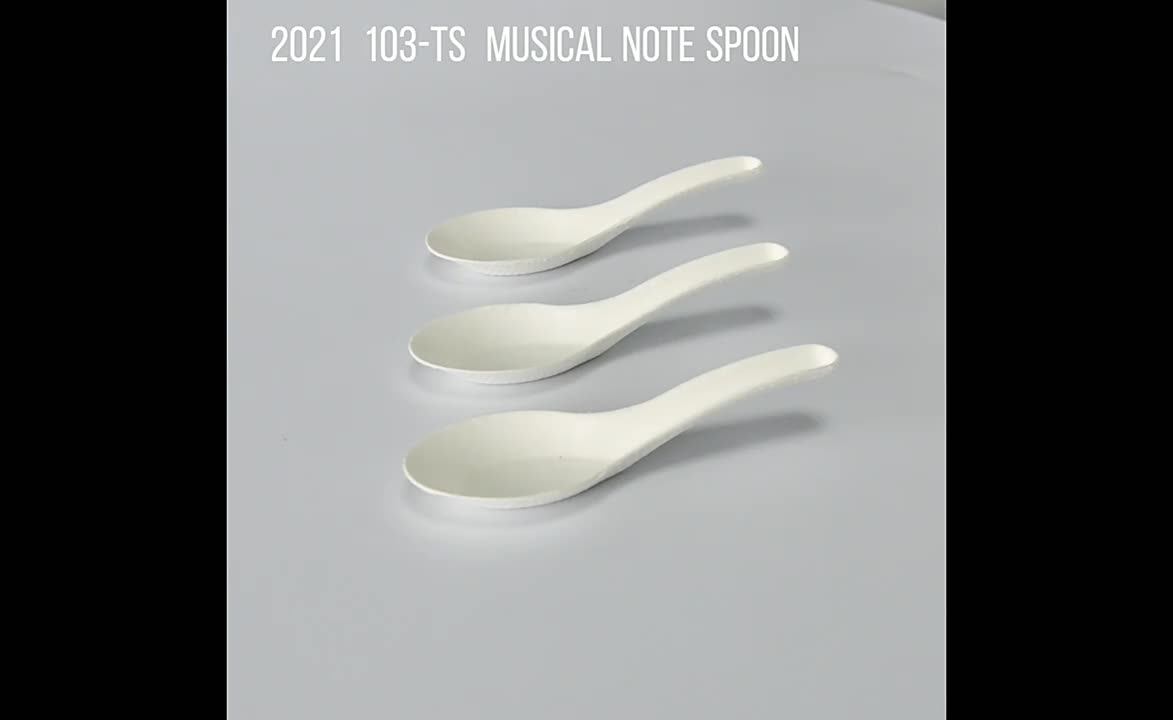 Warmpack Chinese Sugarcane Bagasse Spoon 100 Compostable Hot Sale