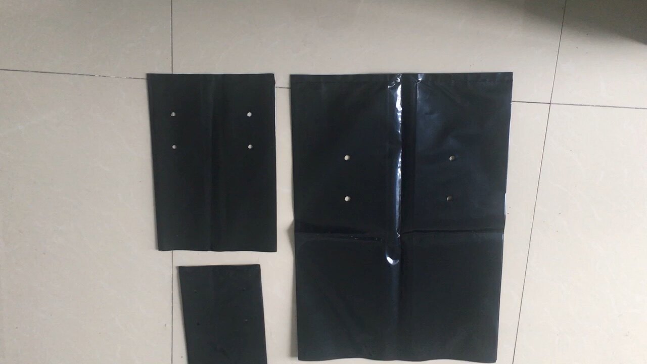 Ldpe Black Plastic Seedling Bags Grow Bag 3 Gallon Vegetables Planter