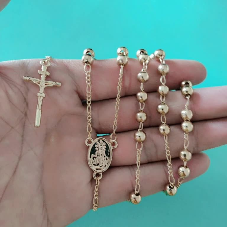 Wholesale Fashion Religious Jewelry Necklace 18k Gold Plated Jesus On