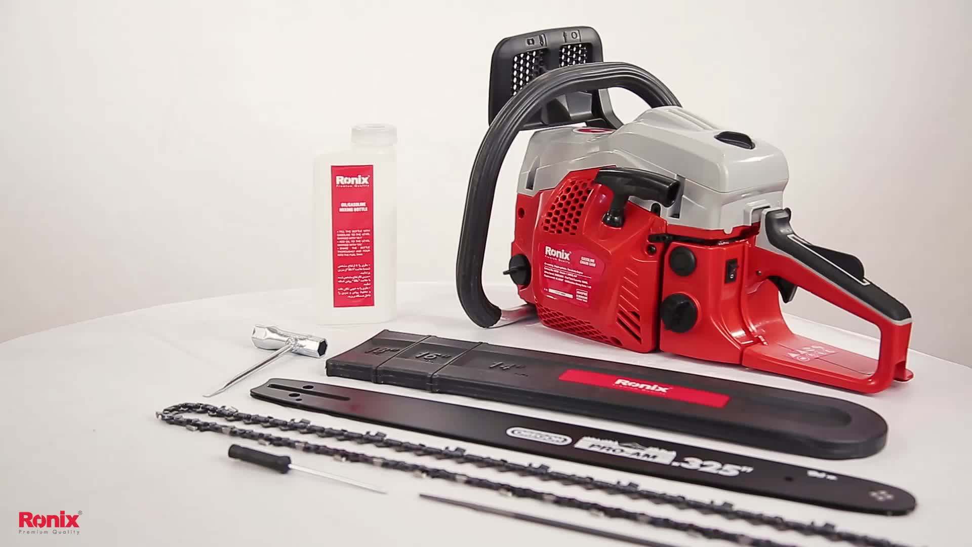 Ronix 4650 Gasoline Portable Chain Saw Cheap Garden Chainsaw Tools