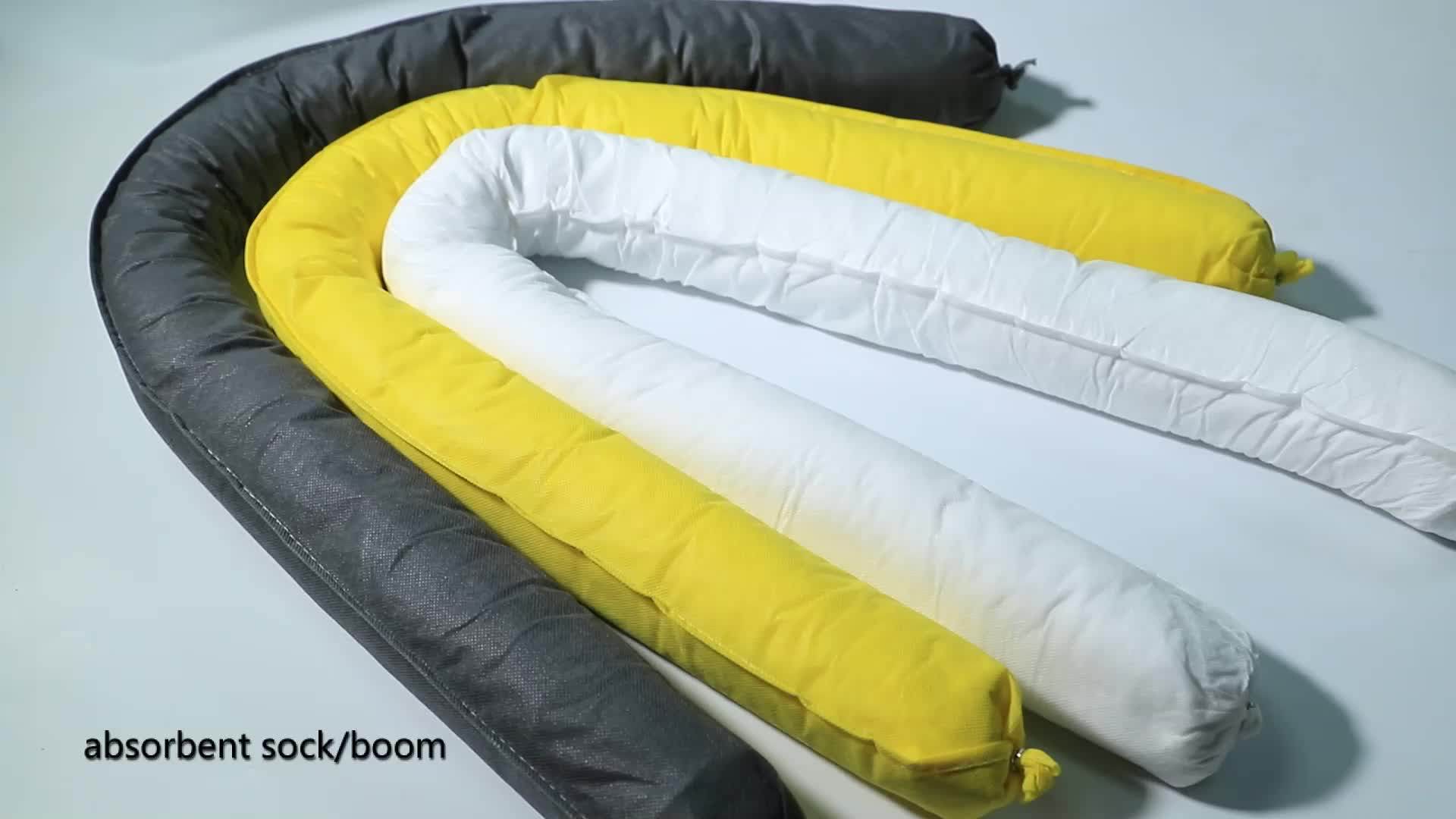 High Quality Wholesale White Absorbent Socks For Spill Containment