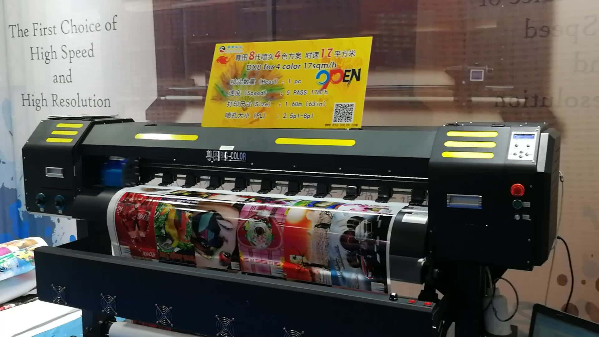 1.6m 1.8m 5 Ft 6 Ft Eco Solvent Printer Inkjet Printer With Xp600 Head