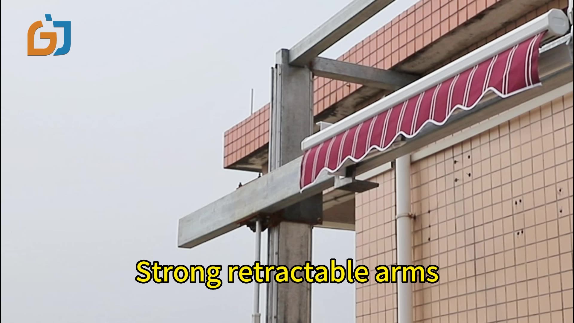 Competitive Rate Motorized Wall Hinged Aluminum Awning Bracket Mounting