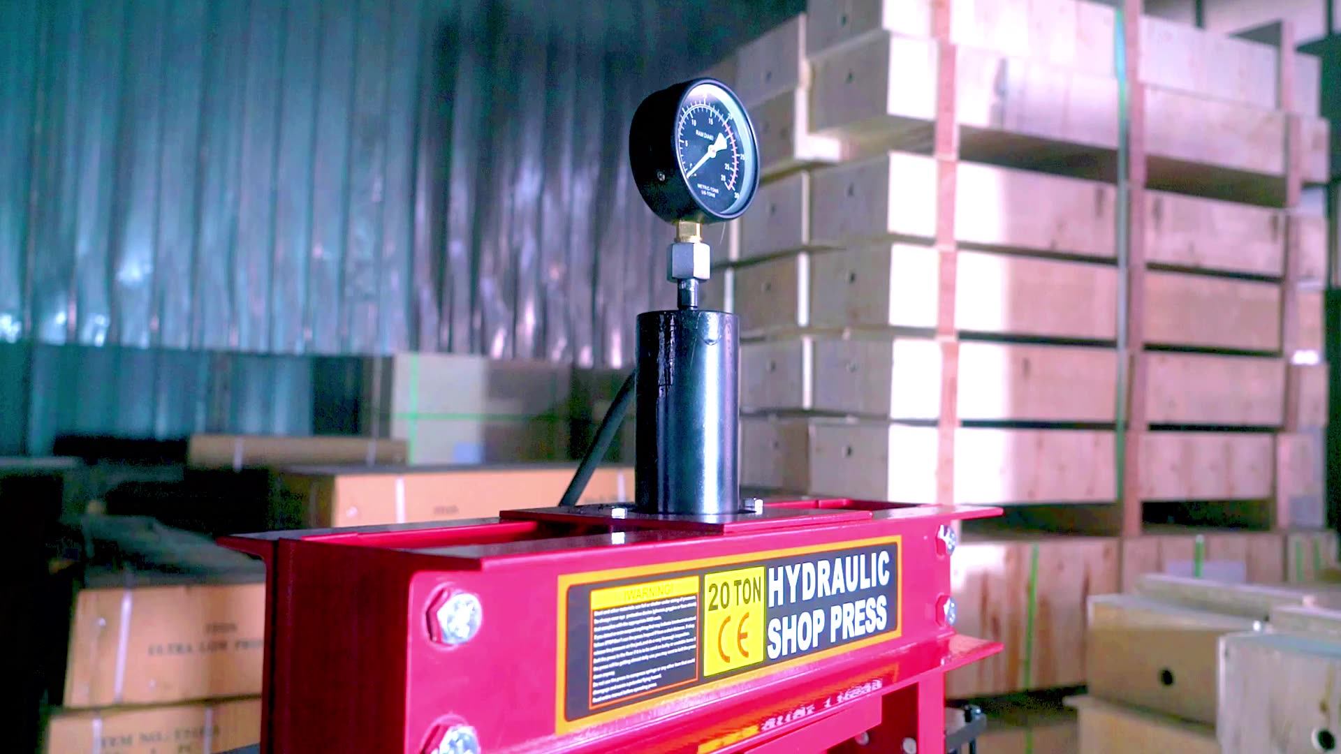 20 Ton Ce Hydraulic Electric H Frame Shop Press With Foot Pedal Buy