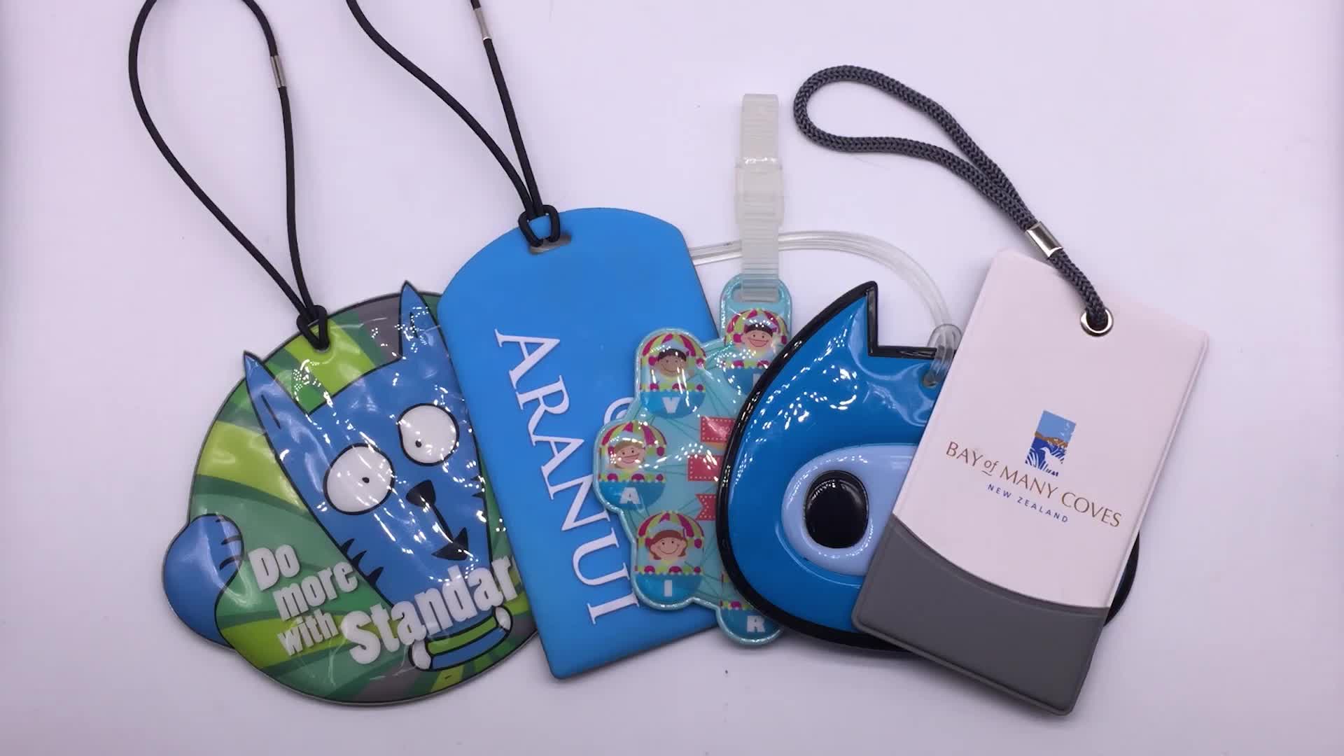 Factory Supplier Cheap Custom Pvc Luggage Tag,Pvc Rubber Travel Bag Tag