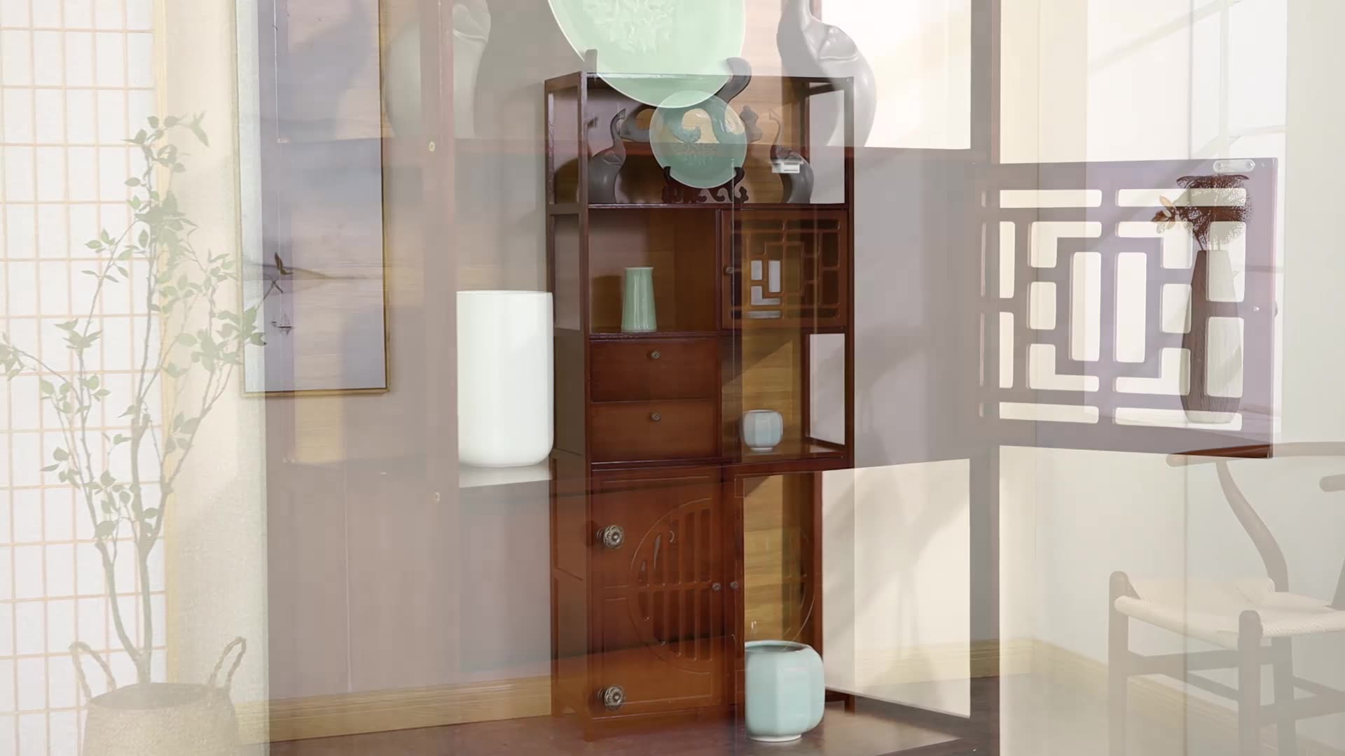 国风来袭。2024超火中式茶具博古架、谁用谁香✨