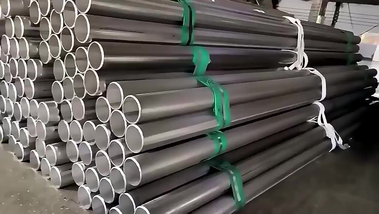 Inox 304 Stainless Still Pipe Steel Exhaust Pipes Tractors Ss 201 202