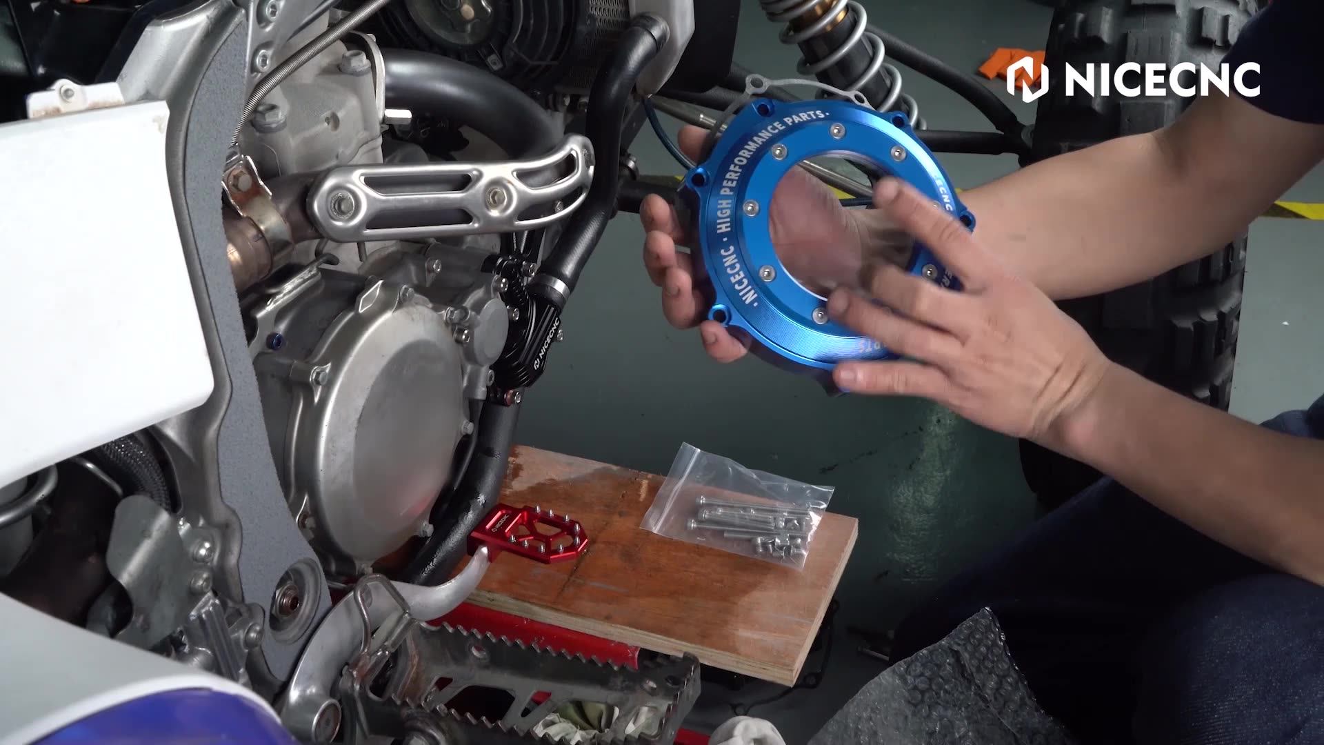 Nicecnc Aluminum Clutch Cover With Observer Window Kit For Yamaha Yfz 450r 20092022 2023 Buy