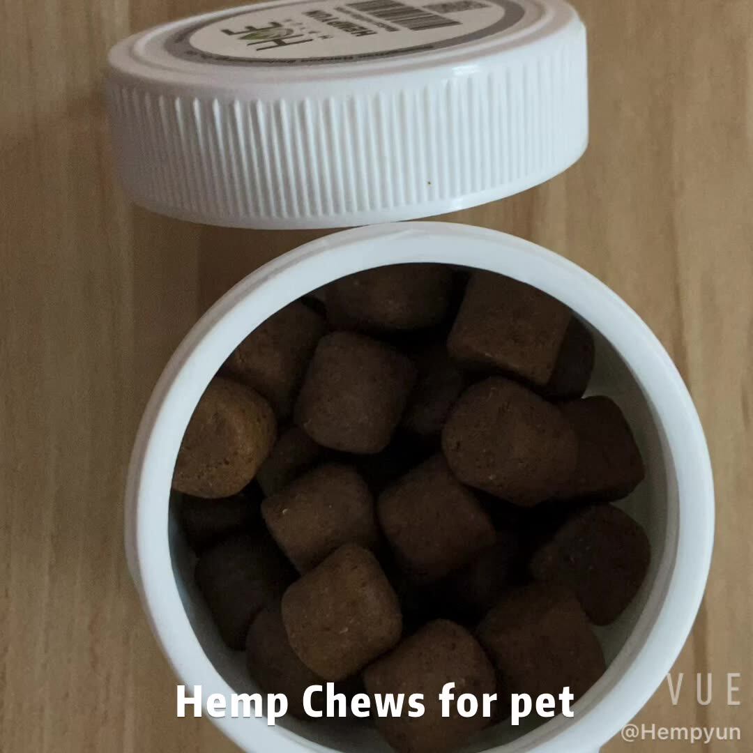Hempyun Oem Hemp Dog Treats With Hemp Oil For Pain Relief & Anxiety