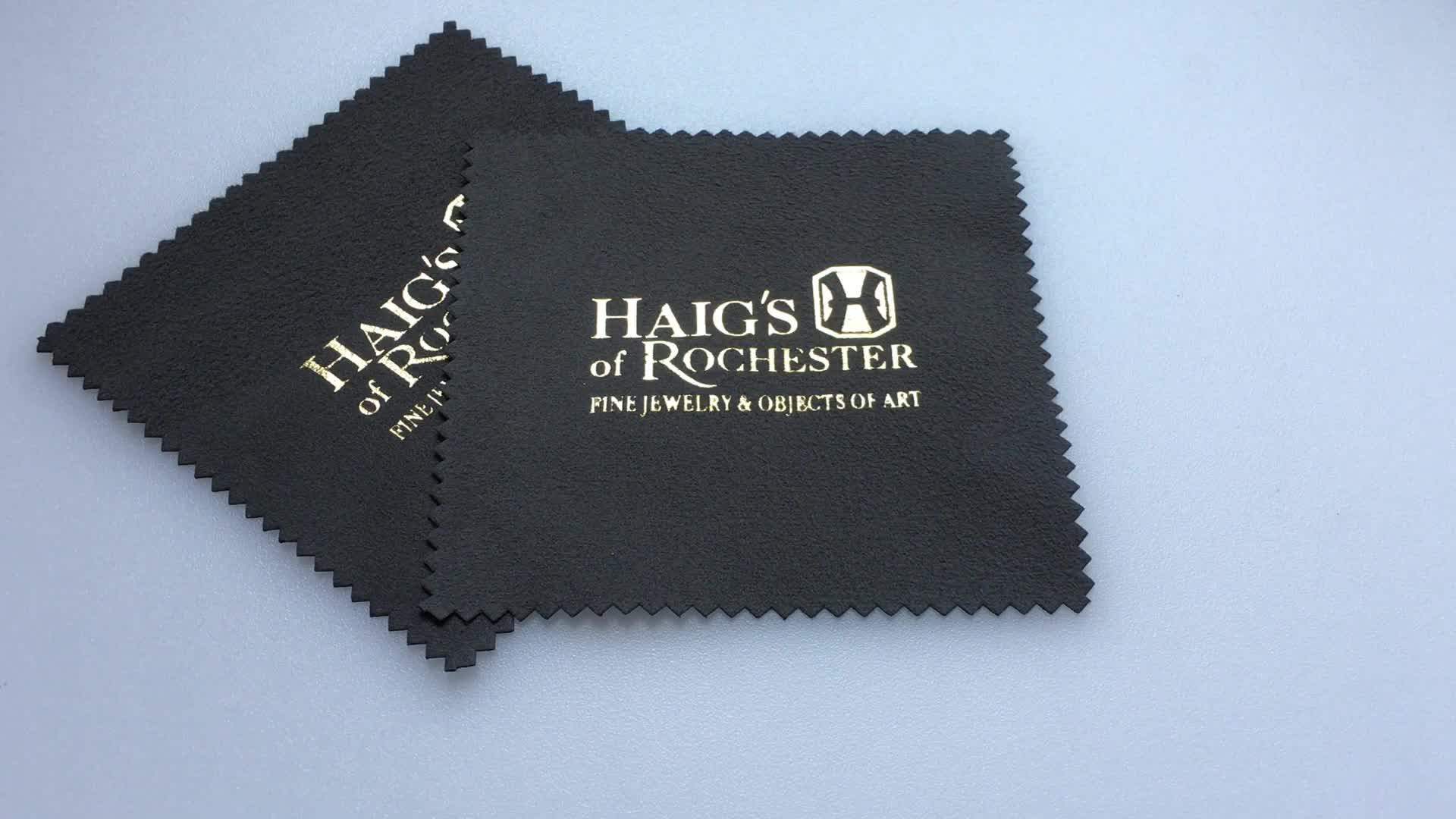 Custom Logo Velvet Cloth For Jewelry Box Antitranish Treated Jewelry Polishing Cloth Buy