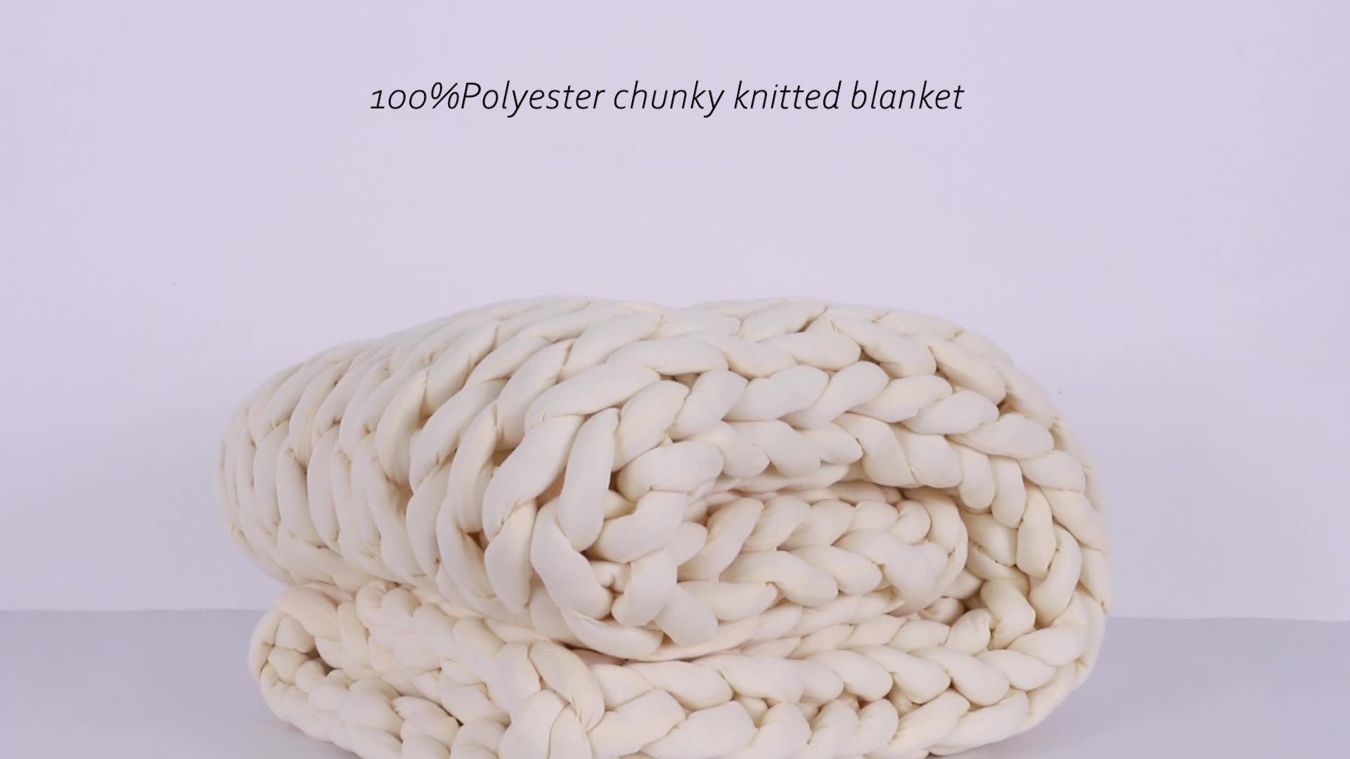 Wholesale Super Soft Machine Washable Chunky Knit Blanket Multipurpose