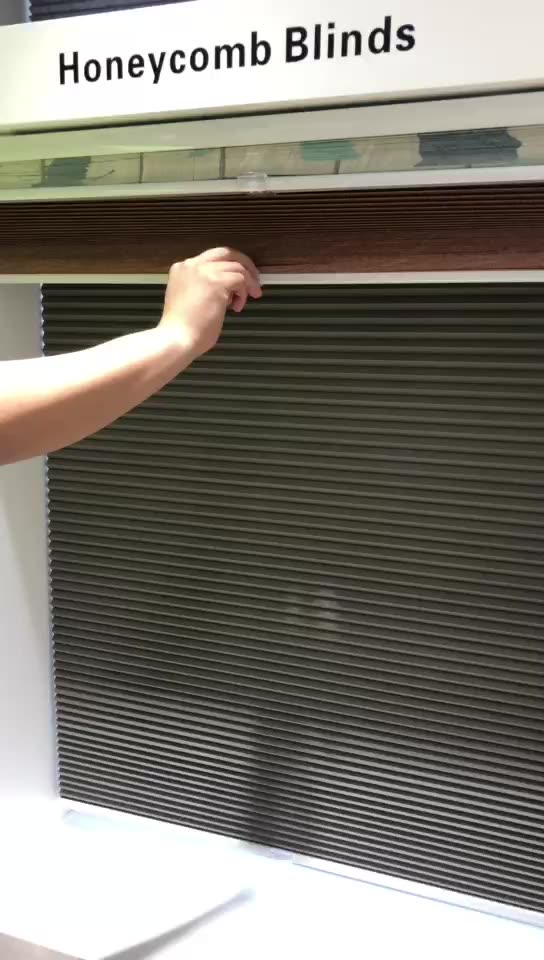 Folding Paper Blinds Blackout Waterproof Window Shutters Pleated Curtain Cordless