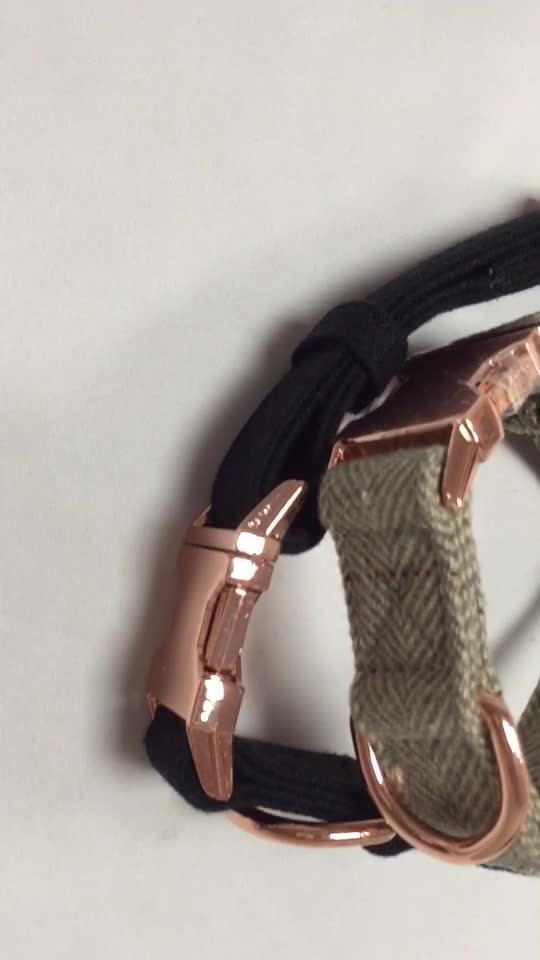 Soft Cotton Dog Collars,Metal Buckle Rose Gold Buy Dog Collar,Cotton