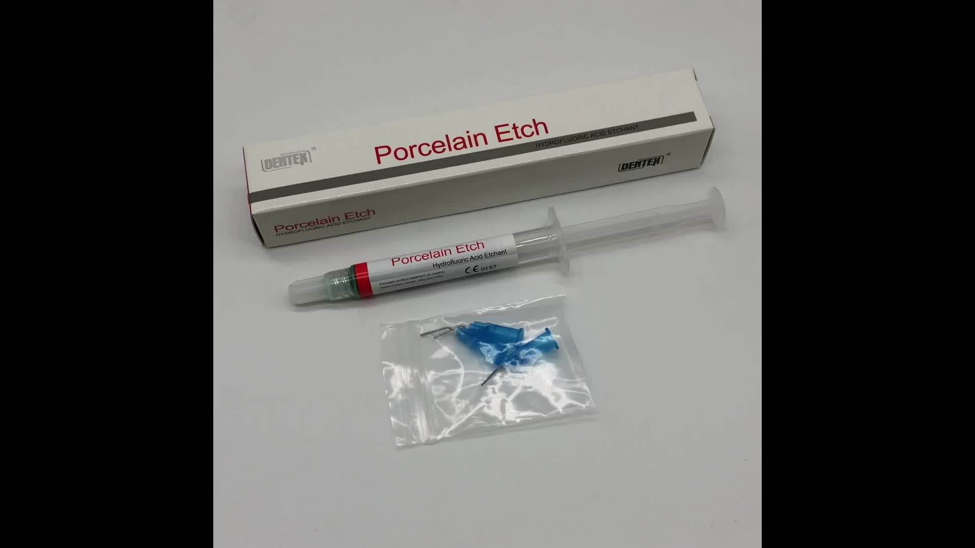 Dentex Hydrofluoric Acid Etchant For Porcelain Ceramic 9.5 Etching Gel