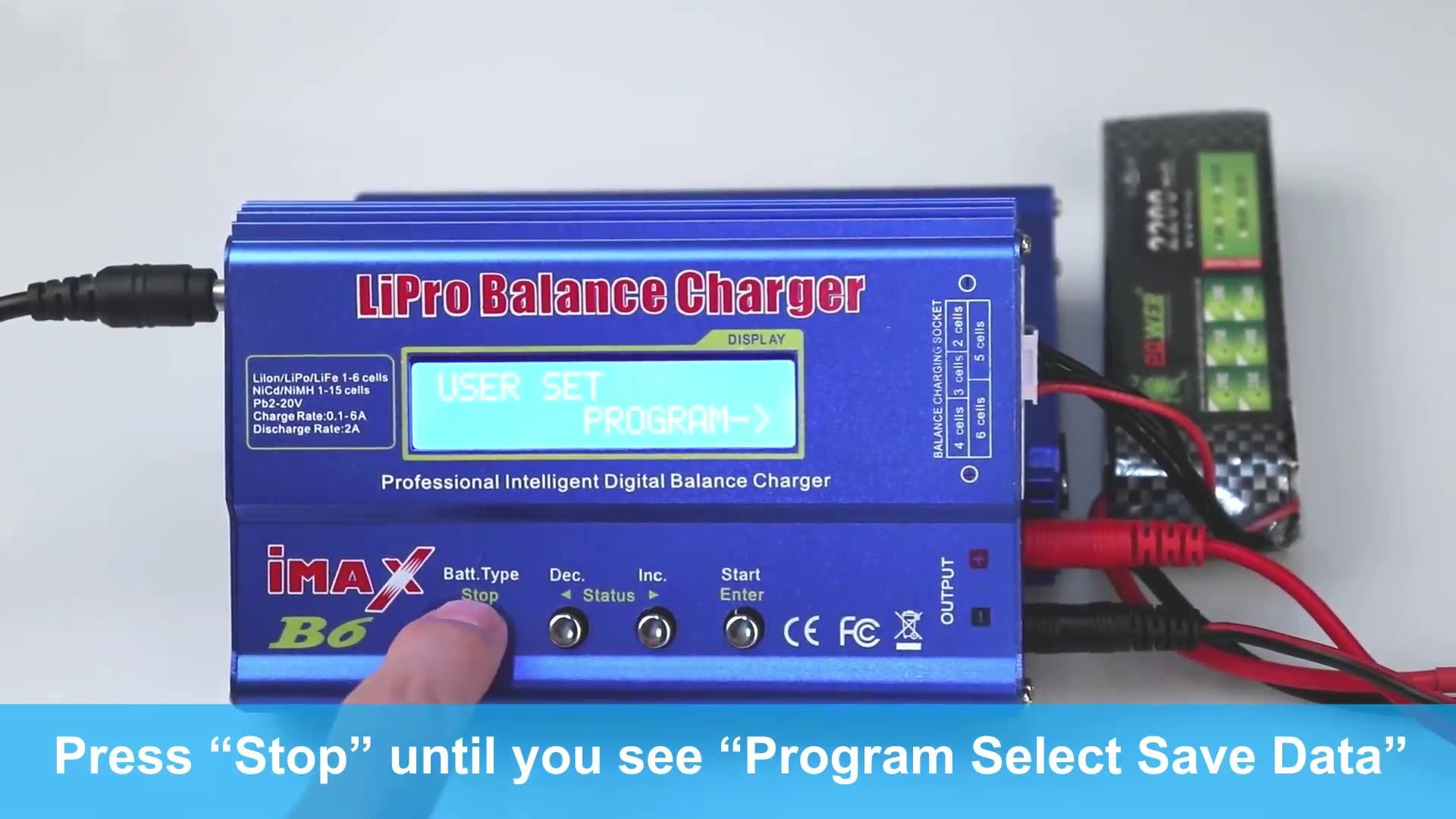 Digital iMax B6 80W Battery Balance Charger AC Converter Adapter DC 12V