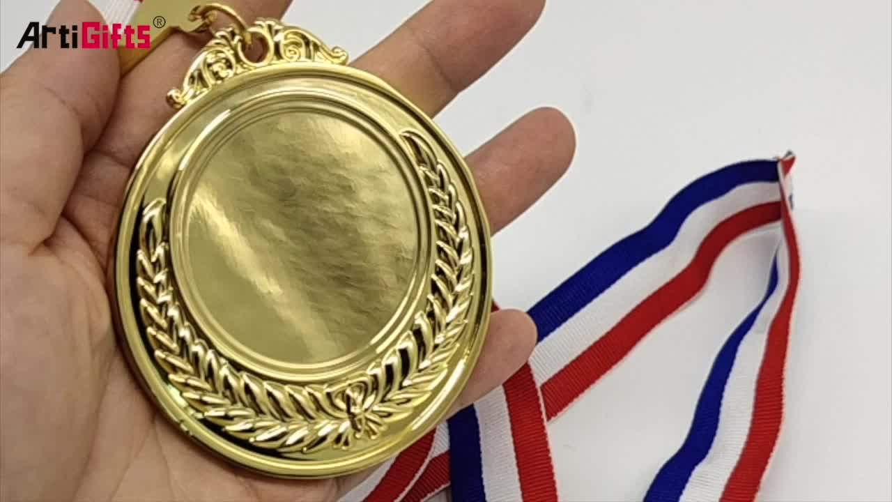 Wholesale Cheap Metal Sport Trophy Medals Custom Award Blank Medal