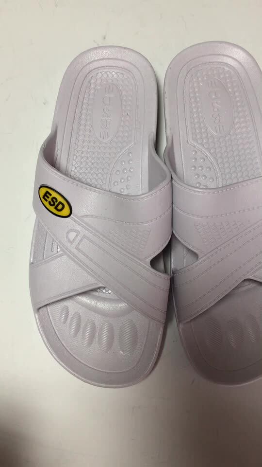 Spu Outsole Esd Antislip Slipper Shoe Covers Steel Toe Cap Shoes For