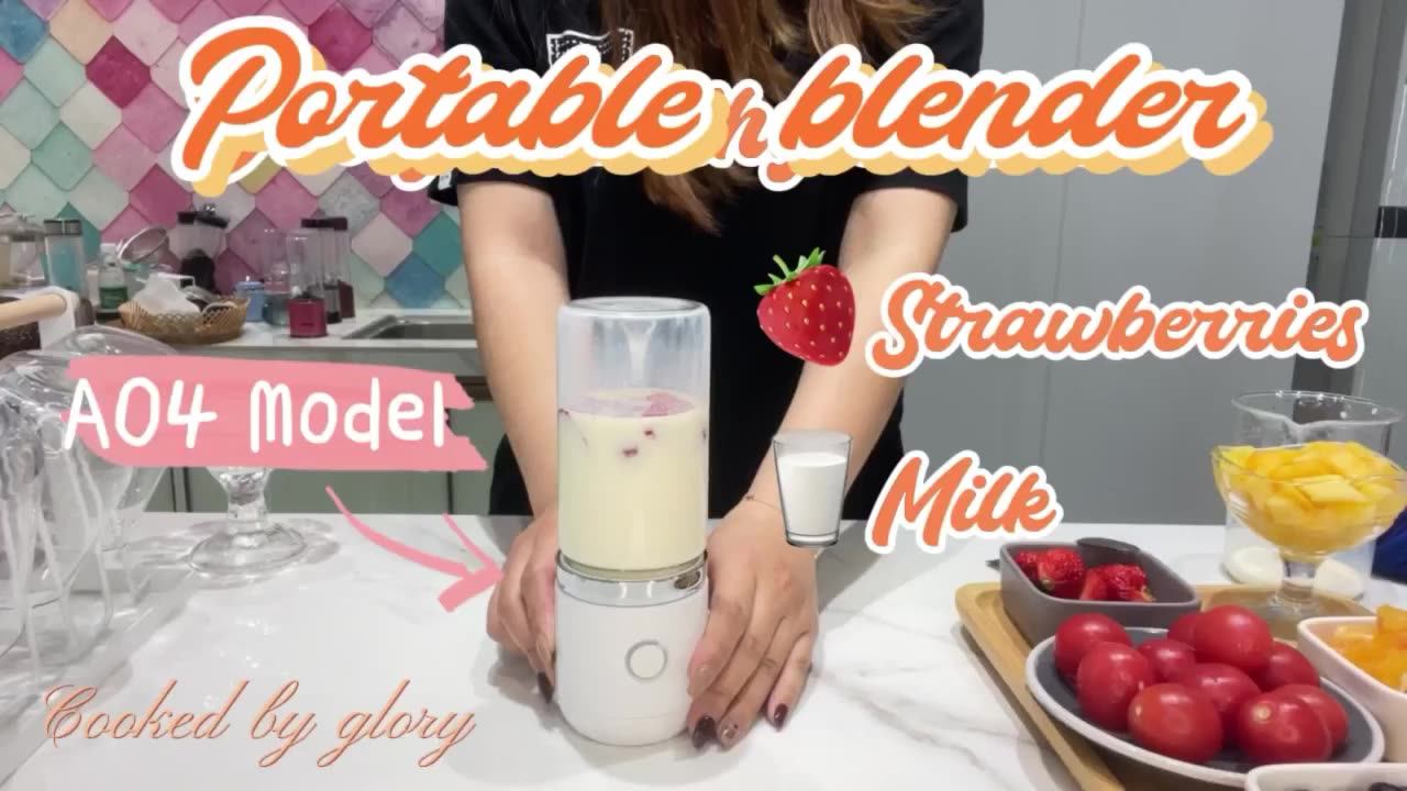 Personal Travel Mixer Smoothie Blender Mini Travel Usb Rechargeable