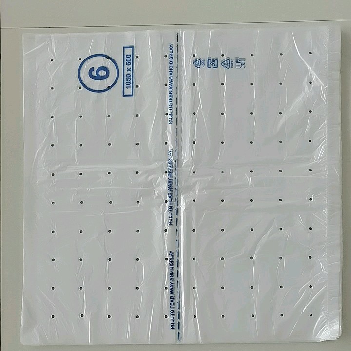 Vented Plastic Bags With Air Holes Macro Perforated Package Plastic