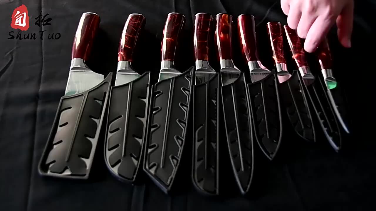 Profession Elle Harz Damaskus Sushi Metzger Obst Steak Santoku