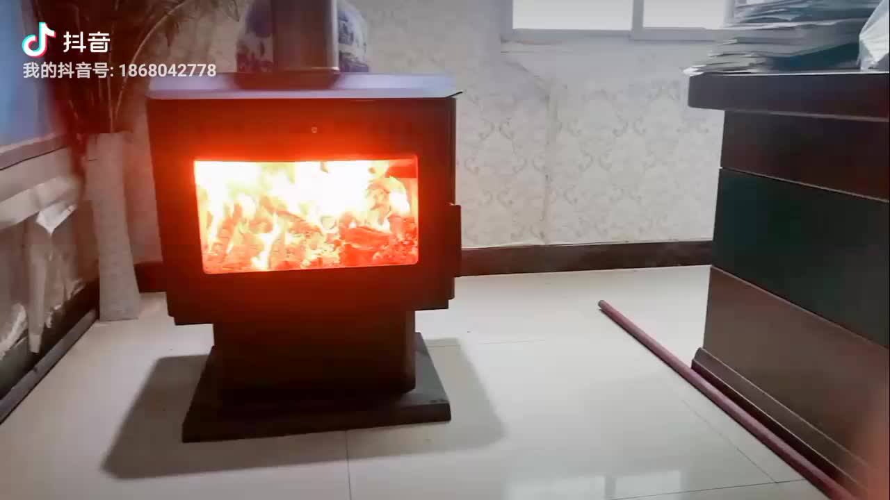 Warmfire Hot Sale Wood Freestanding Wood Burning Stove Used With Boiler