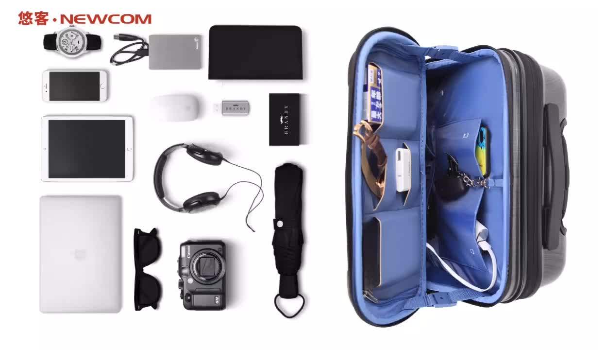 2021 Custom Luggage Set Carry On Luggage Suitcase With Tsa Lock Trolley Case Suitcase