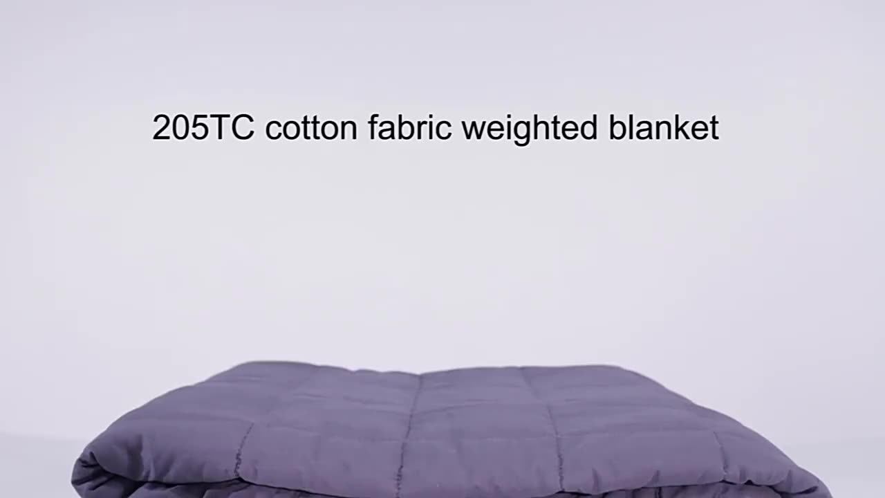 Oeko Certificated 15lbs/20lbs/25/30lbs Therapy Bamboo Cooling Weighted