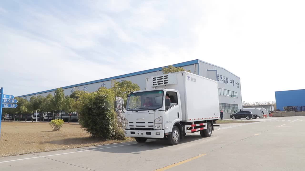 Yueda 5ton Ice Cream Transport Freezer Refrigerated Box Truck Buy Ice