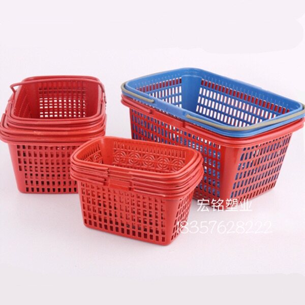 Fruit basket back material handheld plastic picking basket flat bottom 2 pounds 3 pounds 4 pounds 5 pounds 6 pounds 7 pounds 8 pounds strawberry basket