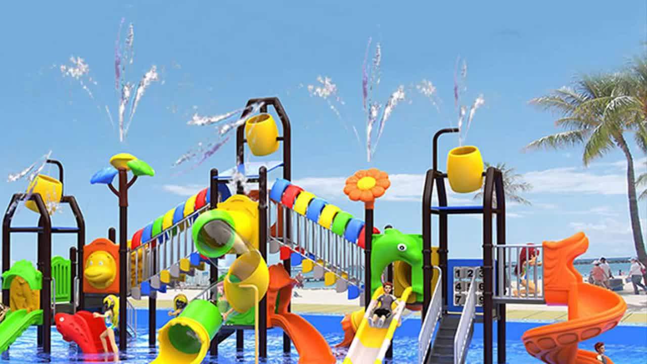 2019 New Design Swimming Pool Slide Fiberglass And Plastic Water Slides