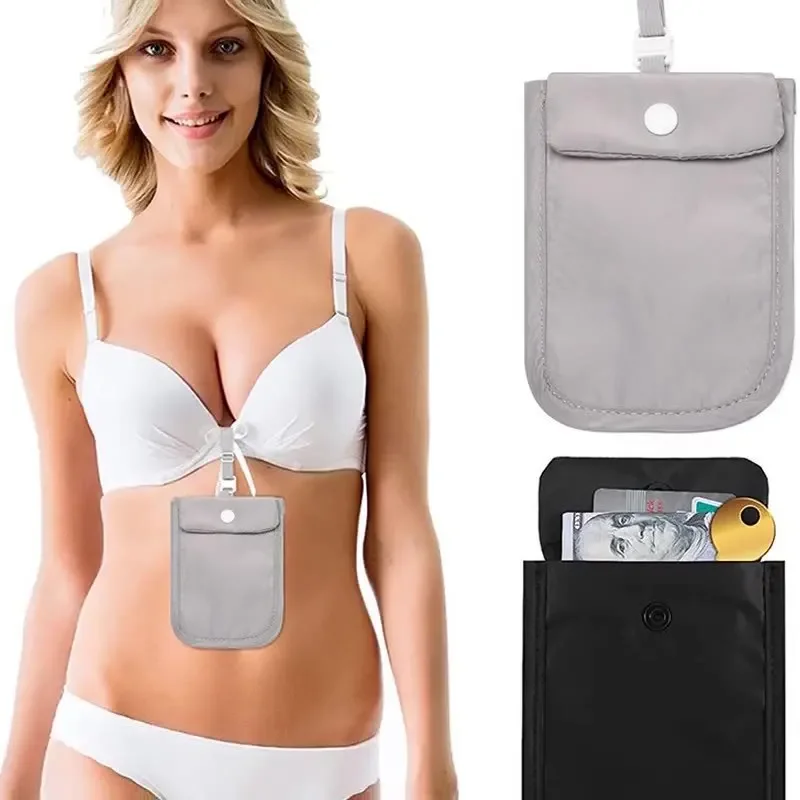 Nylon Underwear Change Card Bag Convenient Ultra-thin Body-fitting Hidden Travel Women's Underwear Bag