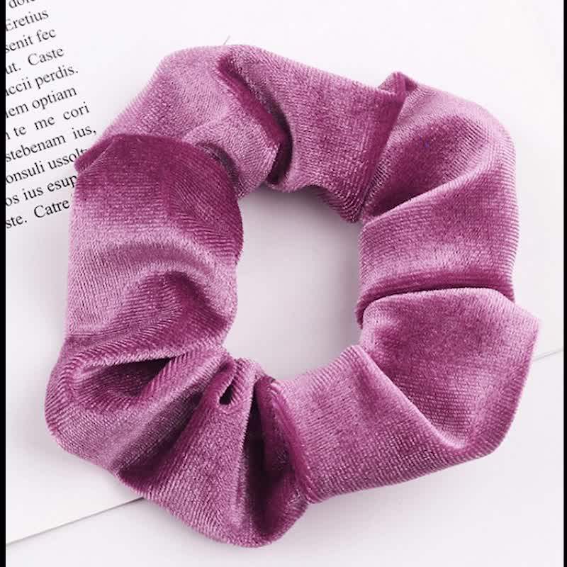 Wholesale Soft Elastic Hair Band Chiffon Hair Scrunchies For Women Hair Accessories Silk