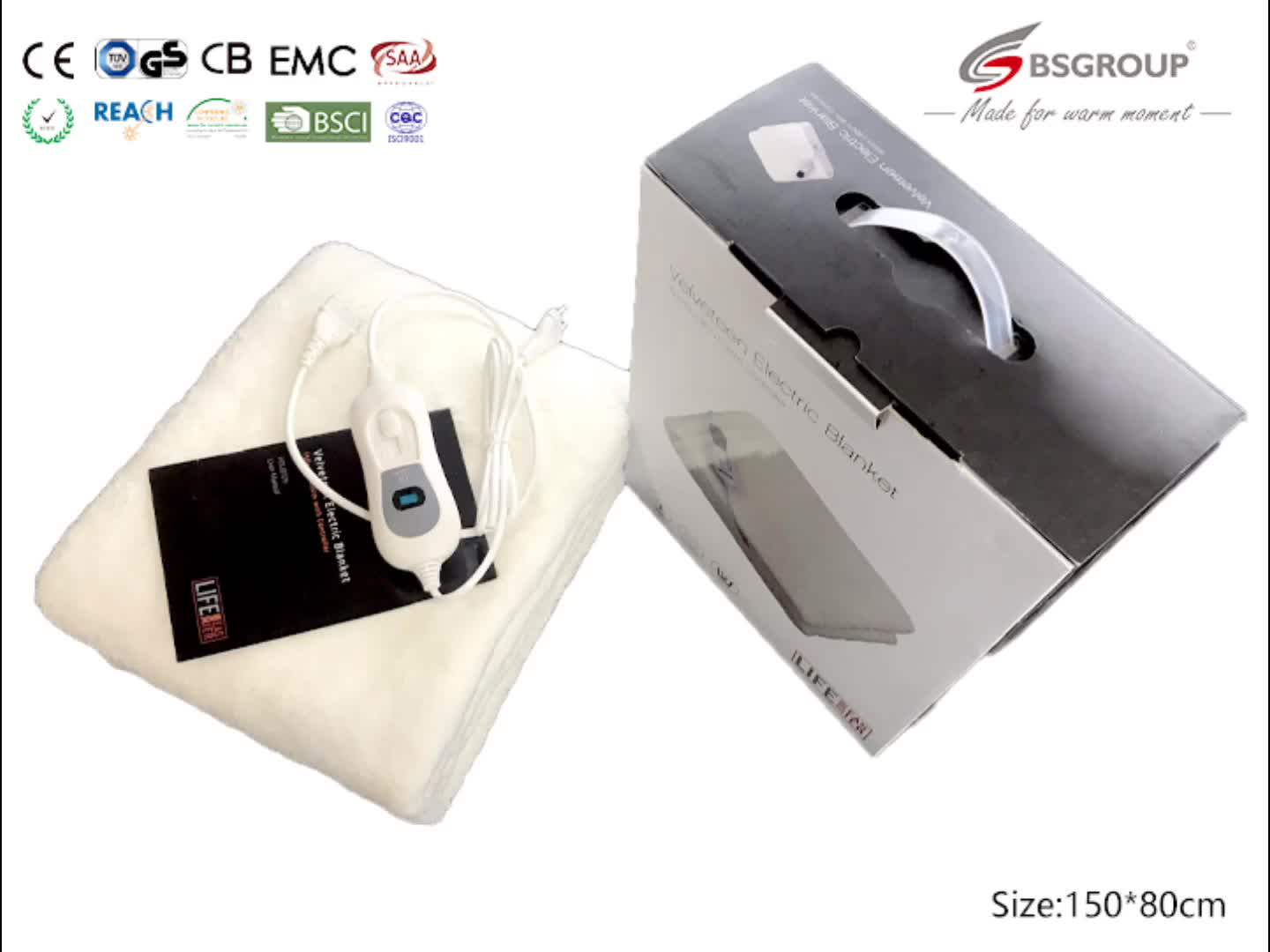 220v Household Electrical Appliances Electric Mattress Blanket Heated Bed Sheet With Thermostat