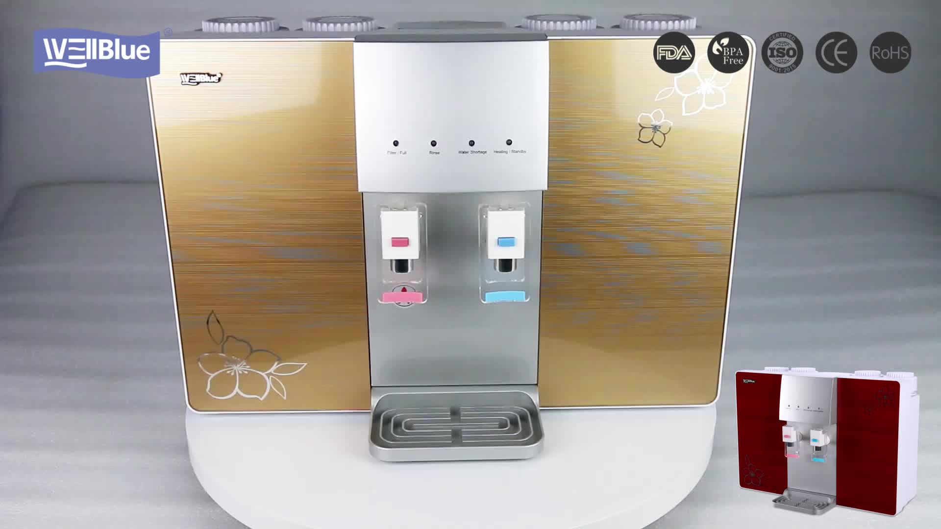 Direct Drinking Hot & Warm Pure Water Ro Water Filter Dispenser Buy