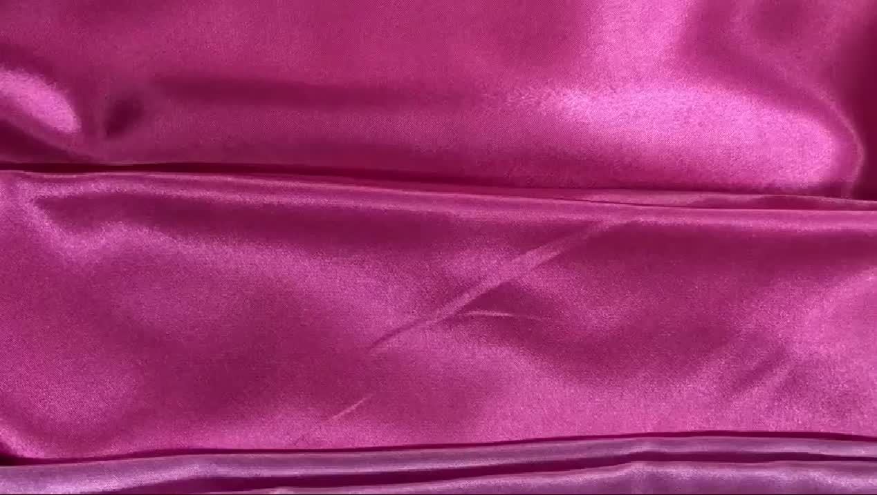 Factory Price Satin Fabric High Quality Plain Dyed Satin Fabric130140g